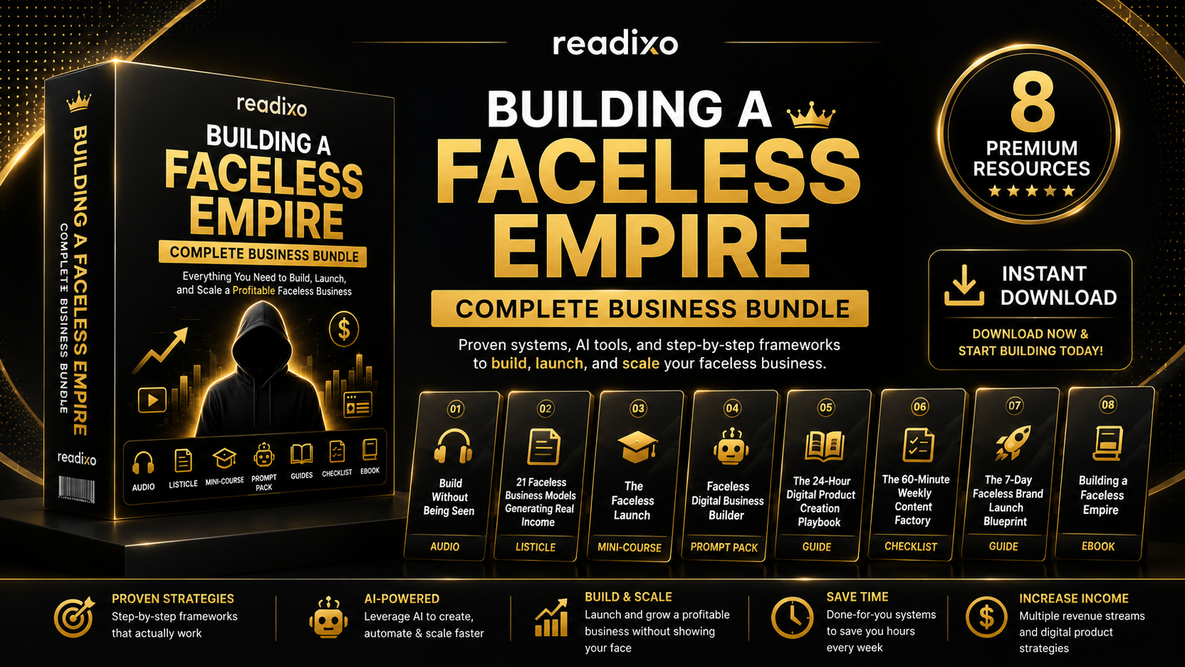 Building a Faceless Empire – Complete Business Bundle